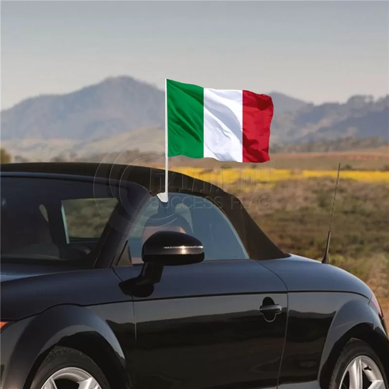Italy Car Flag