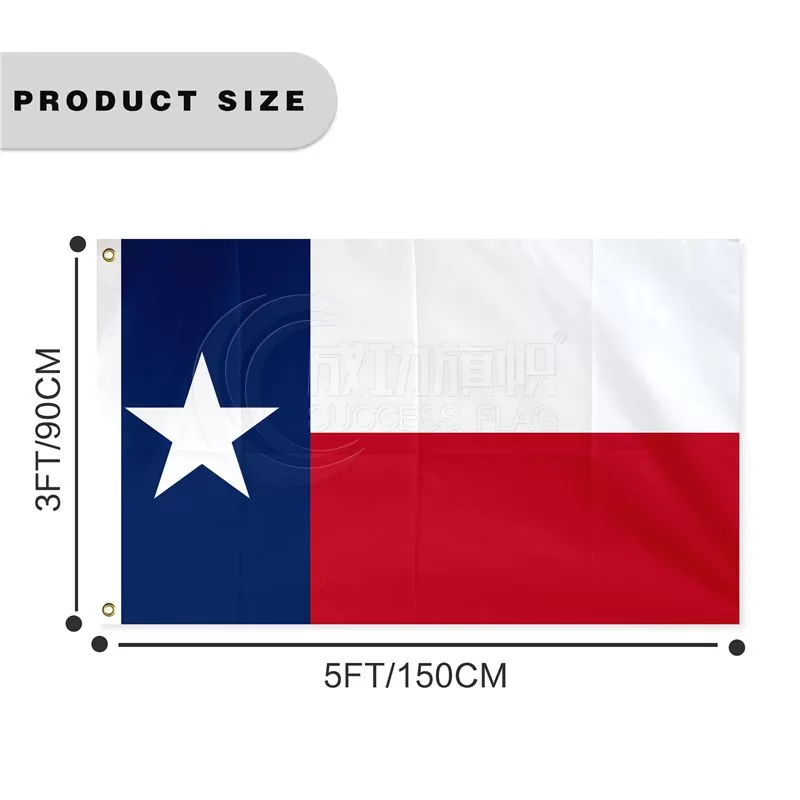 Custom Personalized Texas State Flags Bulk