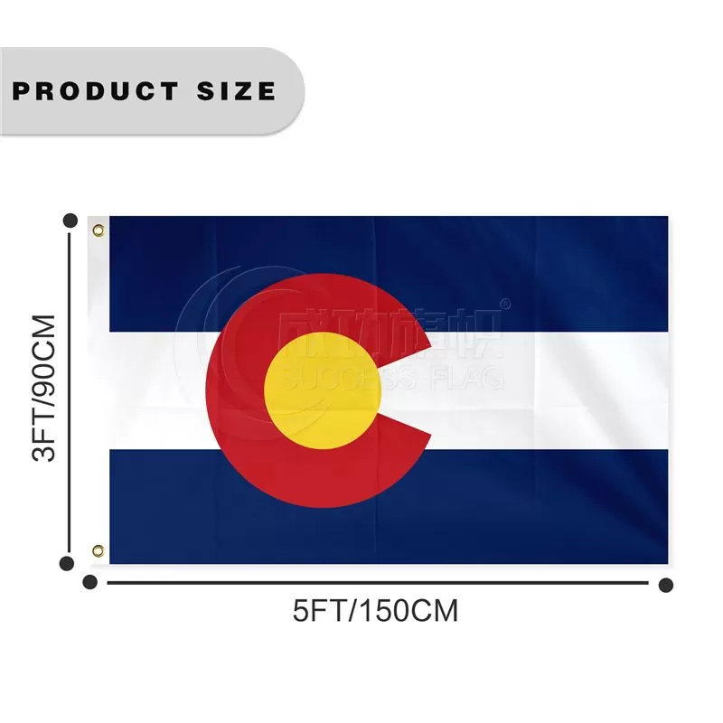 Custom Colorado State Flags Wholesale