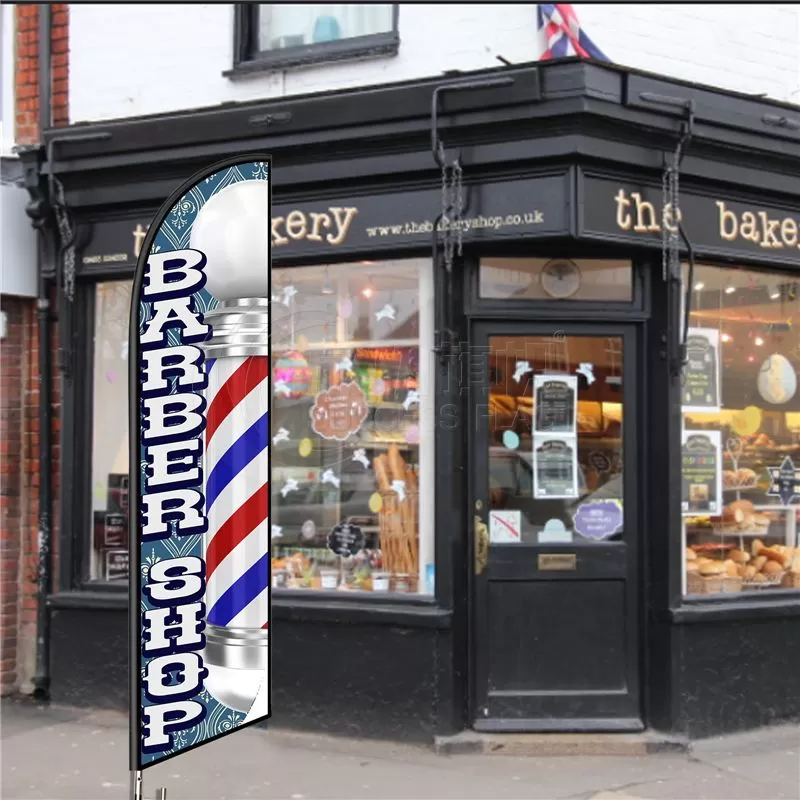 Barber Shop Beach Flags