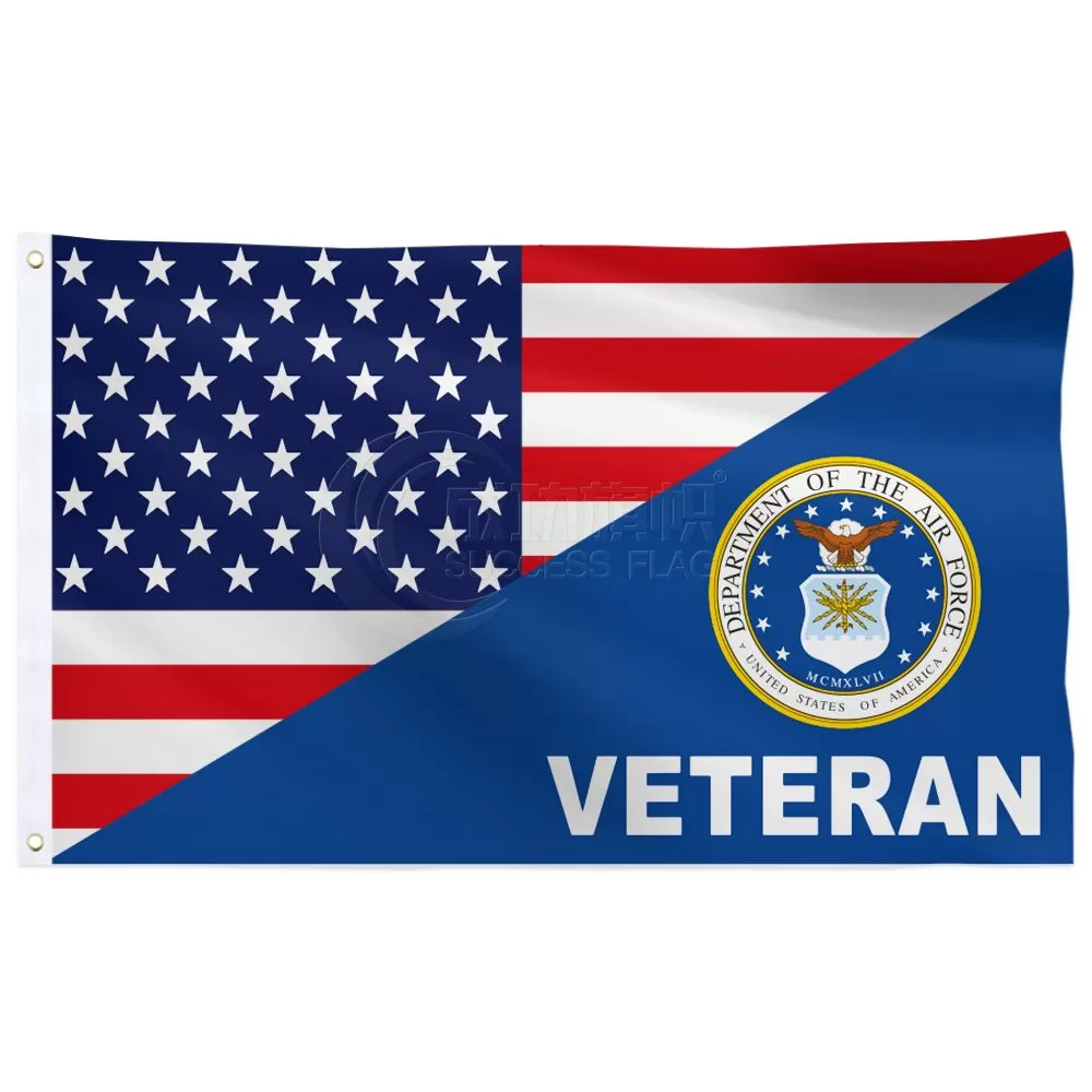 US Army Flag 3x5 FT | US Air Force Veteran Military Banner